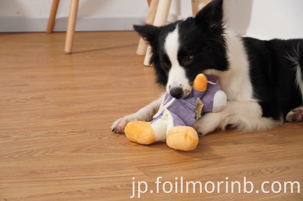 工場価格高品質の環境にやさしい安全きしむかわいいぬいぐるみ犬の噛むおもちゃペットの子犬のおもちゃウサギ